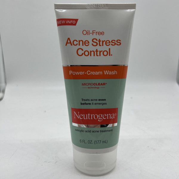 Neutrogena￼￼ Oil-Free Breakout Stress Control, Power-Creme Wash, 6oz (177 ml