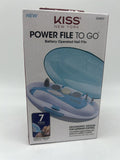 Kiss New York Power File To Go 7 Piece Portable Nail file System Acrylic Battery