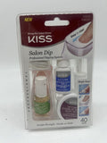 NEW Kiss acrylic Nail kit Salon Dip Nail System Care Manicure Set 40 Tips