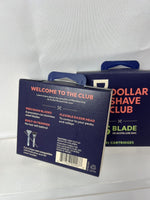 (2) Dollar Shave Club 6 Blade 4x Cartridges For Razors Built In Trimmer ￼