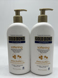 (2) Gold Bond Ultimate Softening Lotion 14oz Healing Shea Cocoa Moisturizer ￼