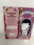 (2) Poo Pourri Before-You-Go Wildflower Toilet 100 Spray Original L  2oz
