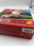 Peanuts 15x11” Best Friends Charlie Brown Snoopy WoodstocK Puzzle 100 pc