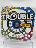 TROUBLE Pop-O-Matic THERE'S MORE TROUBLE IN THE BUBBLE Board Table Game H639-1