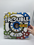 TROUBLE Pop-O-Matic THERE'S MORE TROUBLE IN THE BUBBLE Board Table Game H639-1