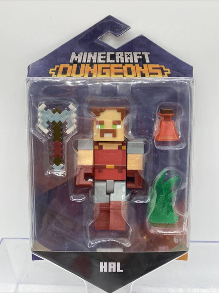 Mattel - Minecraft Dungeons Articulated Action Figure - HAL (3.25 inch) GNC28
