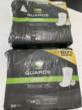 (2) Depend Incontinence Guards for Men Maximum Absorbency 2x84 Count 168 Ttl