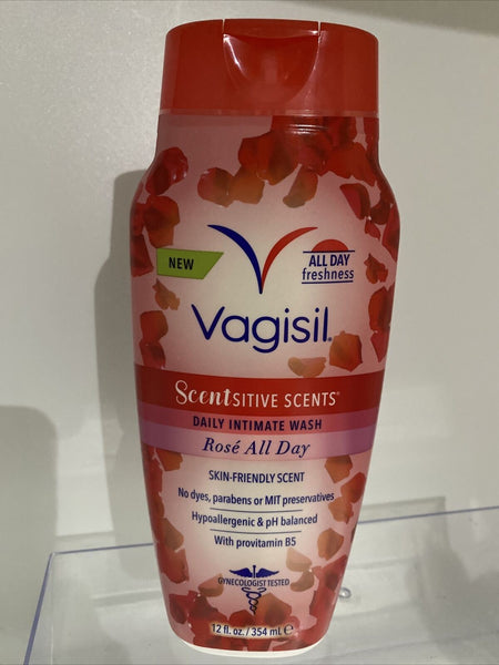 Vagisil Scentsitive Rose Scents Daily Intimate Feminine Wash for Women 12 Oz