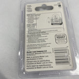 Master Lock 1" Laminated Steel Warded Locking Padlock 9/32" Shackle 500D key