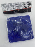 Disney Mickey Mouse Ice Cube Tray Blue Flexible Plastic 4 Part Jello Mold
