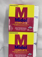 (2) Midol Complete 24 Caplets Period & Multi-Symptom Relief 3/23