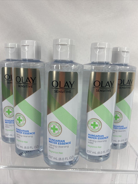 (5) OLAY Sensitive Calming Cleansing Hungarian Water Essence Fragrance Free 6.7o