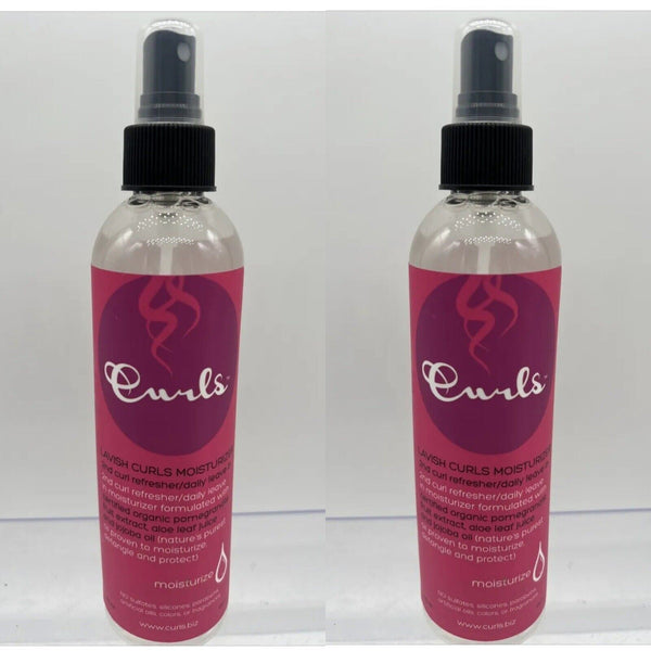 (2) Curls Lavish Curls Moisturizer Spray Pomegranate Leave In Conditions 8 oz
