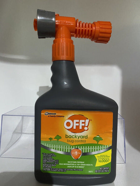 OFF! Bug Control Backyard Protection Insect Killer Spray Perimeter Mosq 32oz