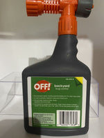 OFF! Bug Control Backyard Protection Insect Killer Spray Perimeter Mosq 32oz