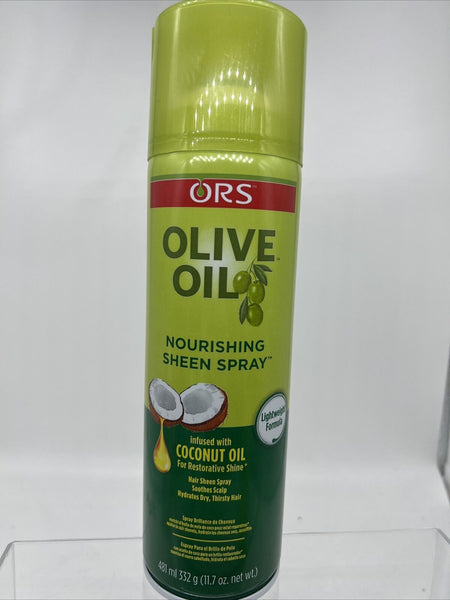 ORS Olive Oil Nourishing Sheen Hair Spray Provides Natural, Healthy sheen 11.7oz