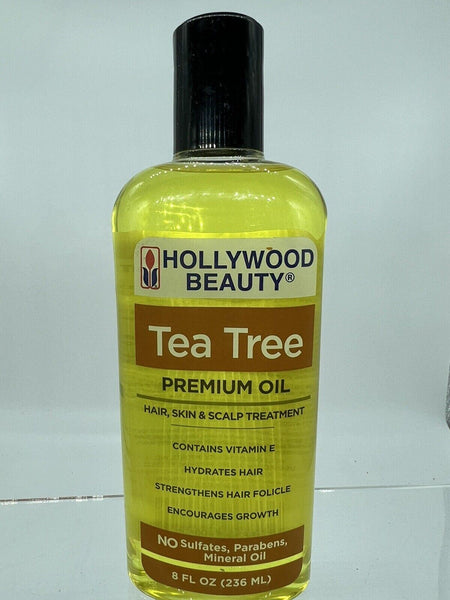 Hollywood Beauty Tea Tree Oil Body & Scalp Treatment For Dry Itchy Scalp 8oz