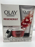Olay Regenerist Advanced Anti-Aging Cleanser 5oz & Micro Sculpting 1.7oz Duo