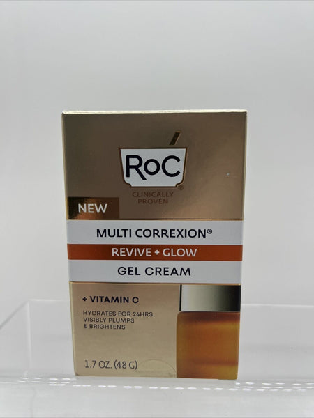 RoC Multi Correxion Revive+glow Vitamin C Gel Creme Anti-Aging 1.7oz