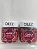 (2) Olly The Perfect Women's Multi Vitamin Blissful Berry 90 Gummies AC D  11/22