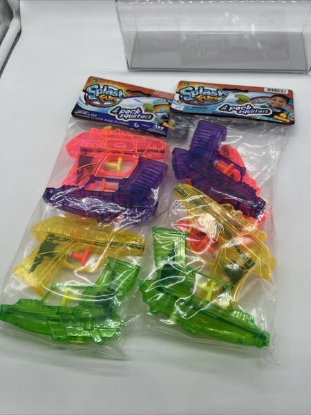 (2) Ja-Ru Cyber X58 Splash Water Gun Pack of 4 Water Fun￼ Pool Squirter