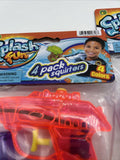 (2) Ja-Ru Cyber X58 Splash Water Gun Pack of 4 Water Fun￼ Pool Squirter
