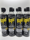 (4) Raid Wasp & Hornet Killer Sprays Up  22 Feet Entire Nest Immediate 14oz