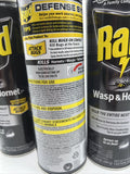(4) Raid Wasp & Hornet Killer Sprays Up  22 Feet Entire Nest Immediate 14oz