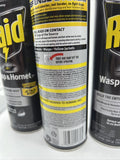 (4) Raid Wasp & Hornet Killer Sprays Up  22 Feet Entire Nest Immediate 14oz