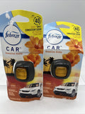 (2) Febreze Car Air Freshener Vent Clips Hawaiian Aloha .13oz 2 Count