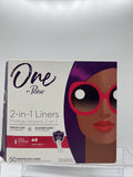 One by Poise 2-in-1 Wrapped Liners Period Flow + Bladder Leaks Long Length 50 ct