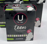 U By Kotex Teen - Ultra Thin Pads with Wings-Extra Absorbency (28 Count Total)