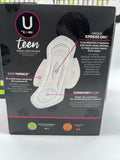 (4) U By Kotex Teen - Ultra Thin Pads with Wings-Extra Absorbency 28ct 112total