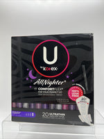 U By Kotex Allnighter Extra Heavy Overnight Pads Wings and Ultra Thin Heavy