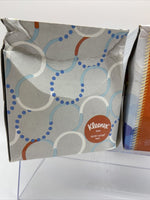 (2) Kleenex Anti-Viral Facial Tissues 3 Ply 8.20" x 8.20" Flu White Soft