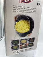 World's Greatest Cooking Pot As Seen On TV Strainer Basket 6 qt Nonstick 3 Pirce
