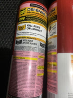(2) Raid Ant Roach Killer Fragrance Free 17.5 oz Attack Control Prevent Bugs
