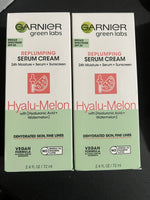 (2) Garnier Green Labs Hyalu Melon Replumping Serum Watermelon Hyaluronic Acid￼