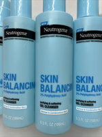 (5) NEUTROGENA Balancing Face Cleanser Gel Purifying Soften Normal - Combo 6.3oz