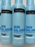 (5) NEUTROGENA Balancing Face Cleanser Gel Purifying Soften Normal - Combo 6.3oz