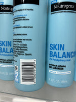 (5) NEUTROGENA Balancing Face Cleanser Gel Purifying Soften Normal - Combo 6.3oz