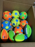 Official Classic Soccer Size #1 Sport Design Neon Vary Stitched Mini Ball 7"