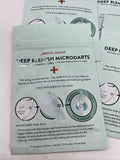(4) Peach Slices Deep Blemish Microdarts Fast Acting Zits 9 Patches Salicylic