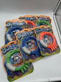 (6) BlueTopia Dive Rings Blue, Green & Orange Easy Grip Pool Toys Weighted Hoop