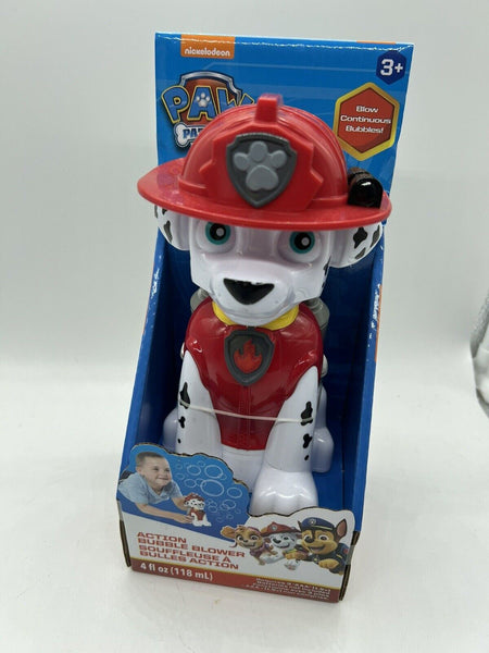 Nickelodeon Paw Patrol Marshall Action Bubble Blower Toy Indoor Outdoor Kid Fun