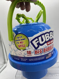 BLUE Fubbles No Spill Bubble BUCKET Party Favor TOY 3 Wands Tip Upside Down!