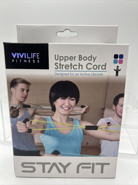 VIVILIFE Fitness Upper Body Stretch Cord Band Black Home Gym Office COMBINE Ship