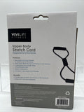 VIVILIFE Fitness Upper Body Stretch Cord Band Black Home Gym Office COMBINE Ship