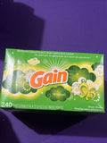 GAIN Original FABRIC SOFTENER DRYER SHEETS BIG 240ct COMBINE SHIPPING
