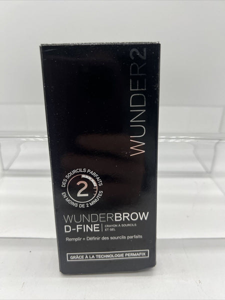 Wunder2 Wonderbrow D-Fine Brow Liner Gel Fill + Define Black Brown 0.10 Oz